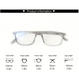 Lunettes anti-lumi&egrave;re bleue et la fatigue oculaire design Y2K unisexes verres transparents pour &eacute;crans confort visuel - Noir