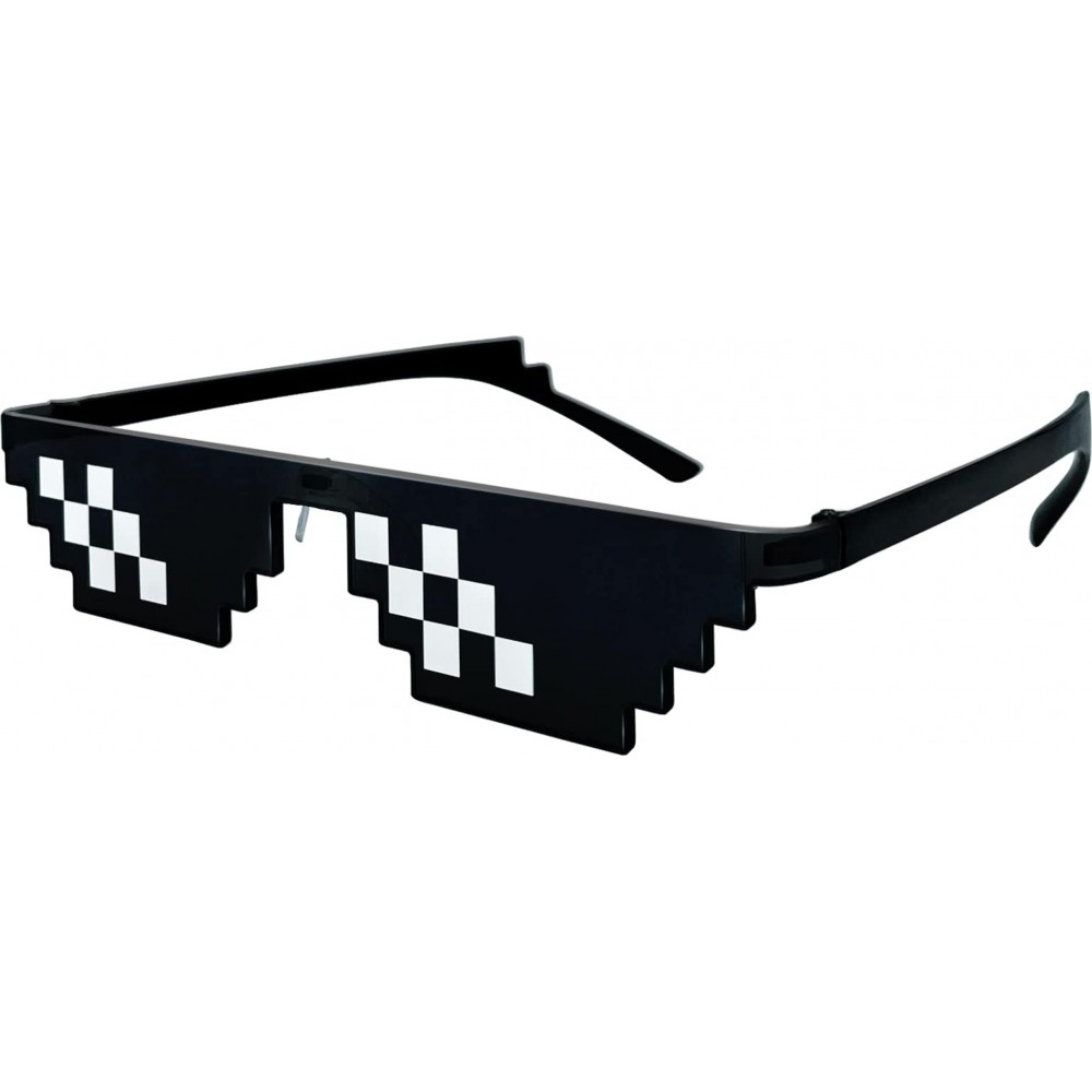 Lunettes de soleil Thug Life style urbain accessoire tendance pour soirées et festivals - Noir