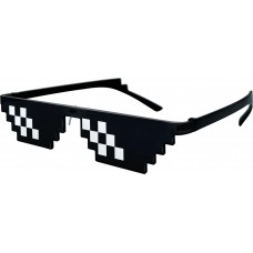 Lunettes de soleil Thug Life style urbain accessoire tendance pour soirées et festivals - Noir