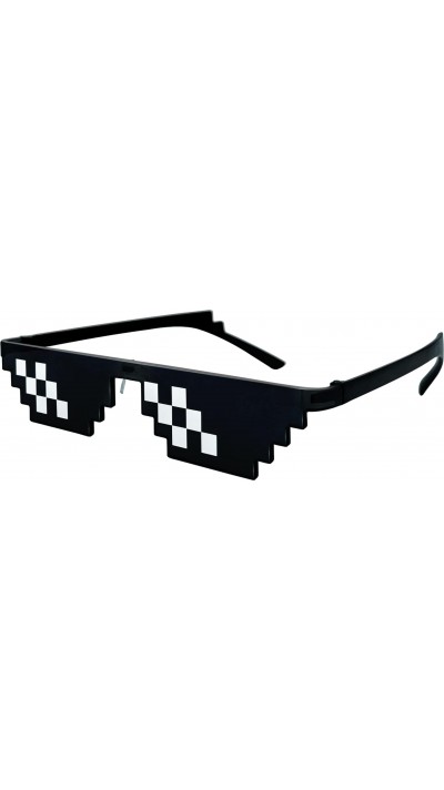 Thug Life Sonnenbrille Urban Style Trend-Accessoire für Partys und Festivals - Schwarz