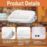 Premium moderne Wei&szlig;es Rauschmaschine mit 10 nat&uuml;rlichen beruhigenden Kl&auml;ngen zum Mischen und Timer (USB-C) - Weiss