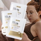 LAIKOU Korea Gesichtsmaske mit Kollagen und Schnecke, hypoallergen, intensive Feuchtigkeit, formaldehydfrei (1 Stück) - Weiss