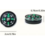 Pr&auml;zise tragbare Mini-&Ouml;lkompass f&uuml;r Outdoor-Aktivit&auml;ten - Schwarz