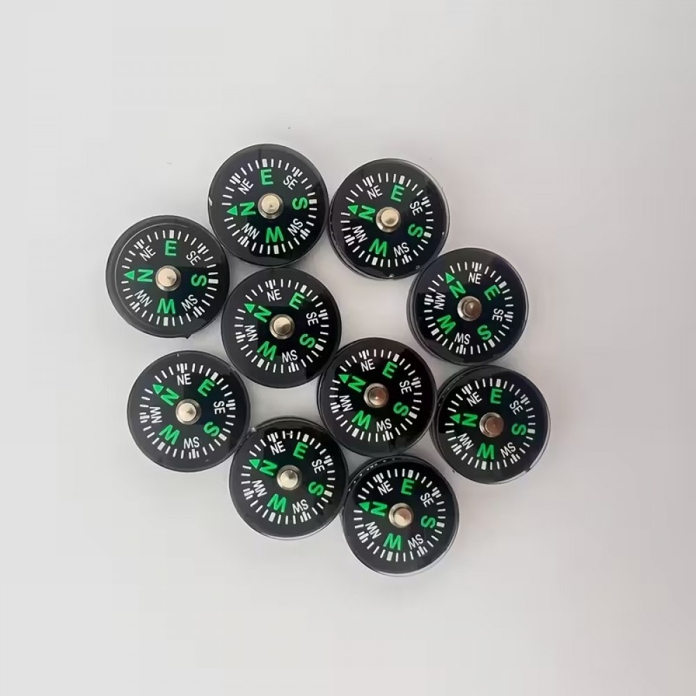 Pr&auml;zise tragbare Mini-&Ouml;lkompass f&uuml;r Outdoor-Aktivit&auml;ten - Schwarz