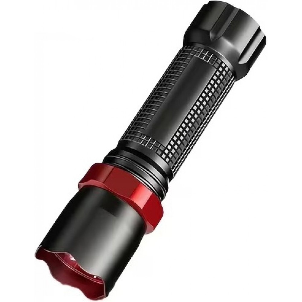 Macroscom Mini LED Taschenlampe USB wiederaufladbar kompakt mit UV Licht gr&uuml;nem und rotem Licht f&uuml;r Angeln Outdoor Aktivit&auml;ten und Notf&auml;lle - Schwarz
