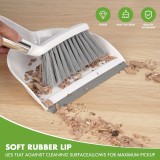 Mini-Bagger und Handbesen - Praktische Reinigungswerkzeuge f&uuml;r Haus und Camping - Weiss