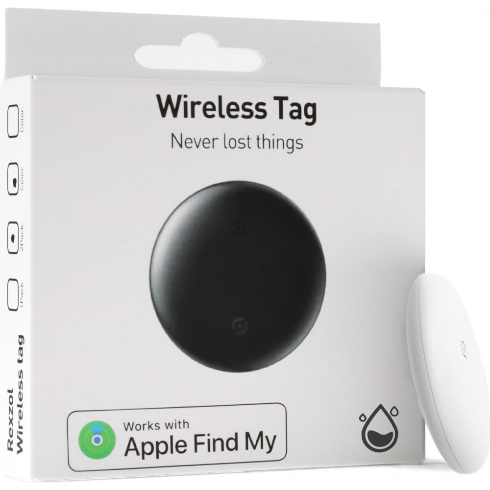 Mini traceur GPS de g&eacute;olocalisation (alternative AirTag) - Blanc