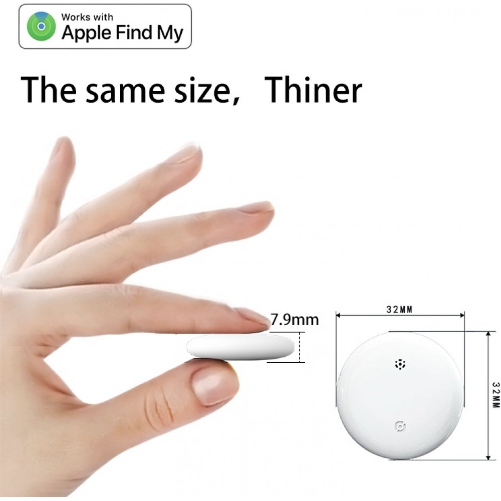 Mini traceur GPS de géolocalisation (alternative AirTag) - Rose