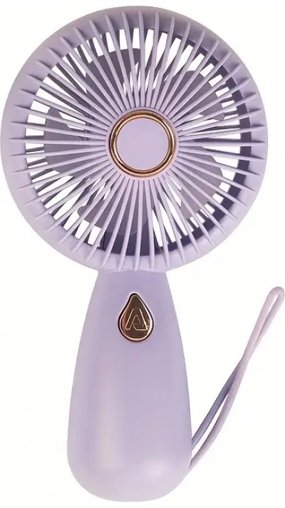 Kompakter tragbarer Mini USB Ventilator wiederaufladbar für Innen- und Außenreisen - Lila