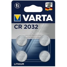 Varta CR 2032 Hochleistungs-Knopfzellen f&uuml;r elektronische Ger&auml;te (4er Pack) - 