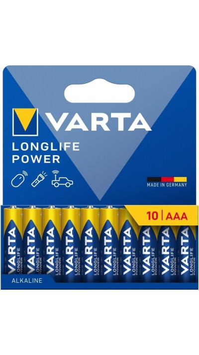 Varta AA Longlife Power Hochleistungsbatterien (10er Pack) - 