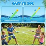 Pistolets &agrave; eau en mousse pour enfants jouets d'&eacute;t&eacute; pour jardin piscine et plage (Lot de 3 pi&egrave;ces) - Multicolore
