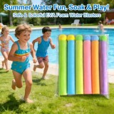 Pistolets &agrave; eau en mousse pour enfants jouets d'&eacute;t&eacute; pour jardin piscine et plage (Lot de 3 pi&egrave;ces) - Multicolore