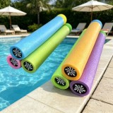 Pistolets &agrave; eau en mousse pour enfants jouets d'&eacute;t&eacute; pour jardin piscine et plage (Lot de 3 pi&egrave;ces) - Multicolore