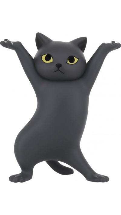 Katzen Stiftehalter origineller Schreibtisch Organizer niedliches Geschenk für Büro Schule & Schreibwaren - Schwarz