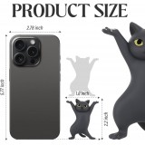 Katzen Stiftehalter origineller Schreibtisch Organizer niedliches Geschenk für Büro Schule & Schreibwaren - Schwarz
