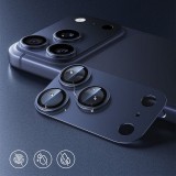 Ultraresistente vollständige Glas-Schutzabdeckung für Kamera mit Stoßschutz - Blau - iPhone 17 Pro Max