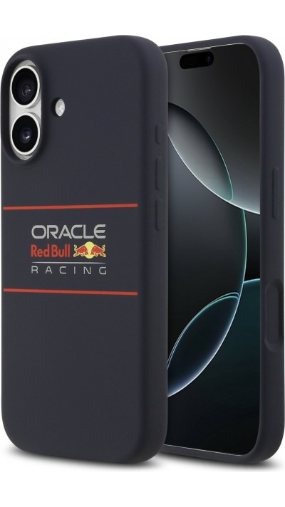 iPhone 17 Case Hülle - Red Bull Silikon Horizontal Zentrales Logo MagSafe - Blau