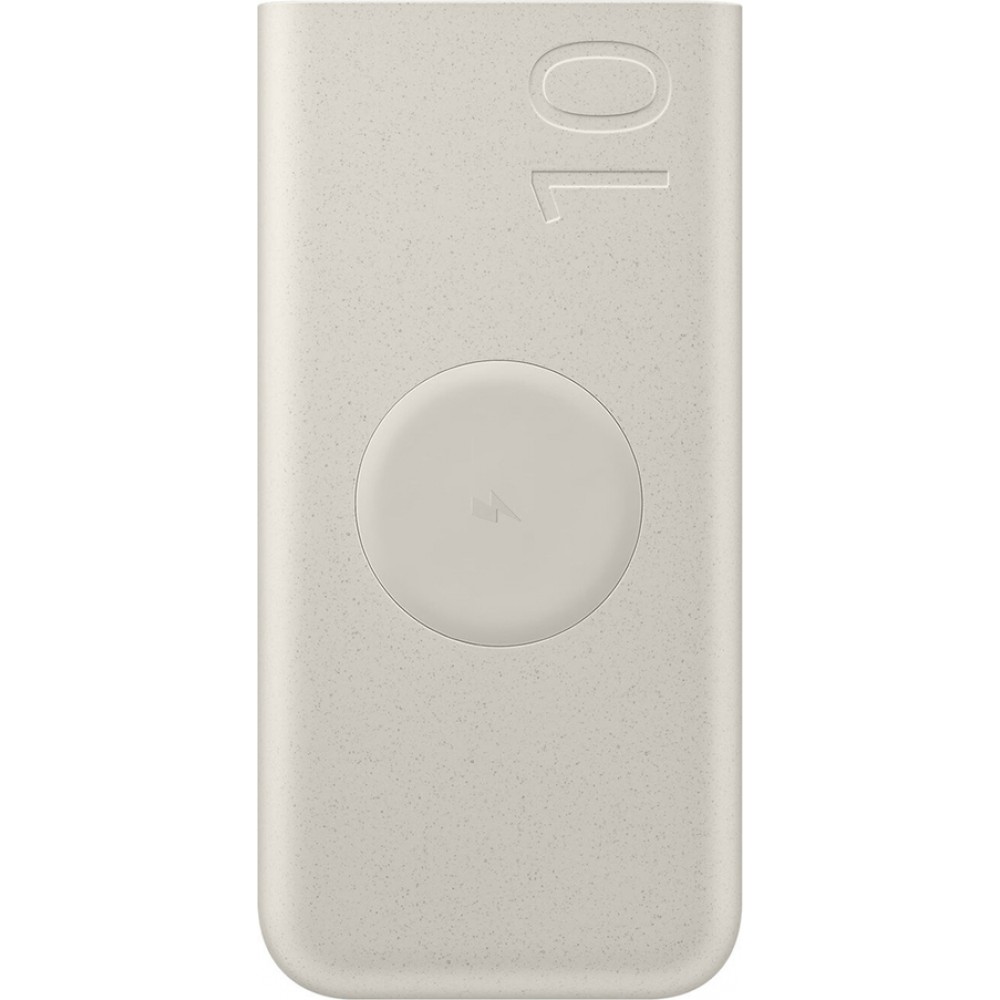 Samsung 10000 mAh Powerbank externe kabellos 2x USB-C 25W ultra-schnelle Ladeger&auml;t - Beige