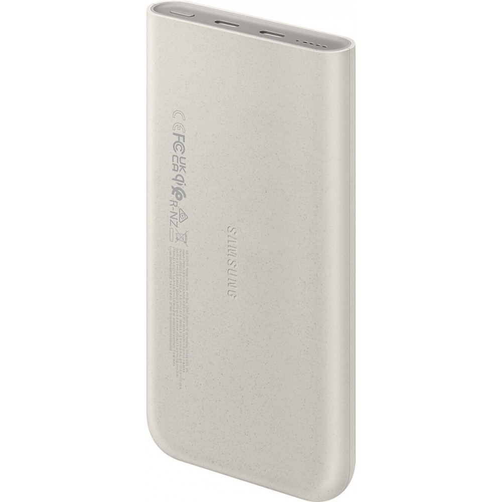 Samsung 10000 mAh Powerbank externe kabellos 2x USB-C 25W ultra-schnelle Ladeger&auml;t - Beige