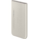 Samsung 10000 mAh Powerbank externe kabellos 2x USB-C 25W ultra-schnelle Ladeger&auml;t - Beige