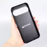 Coque Google Pixel 10 Pro XL - Silicone rigide noir Lama Chic en Coquelicot