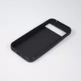 Google Pixel 8a Case Hülle - Silikon schwarz Winter 22 Ski Jump