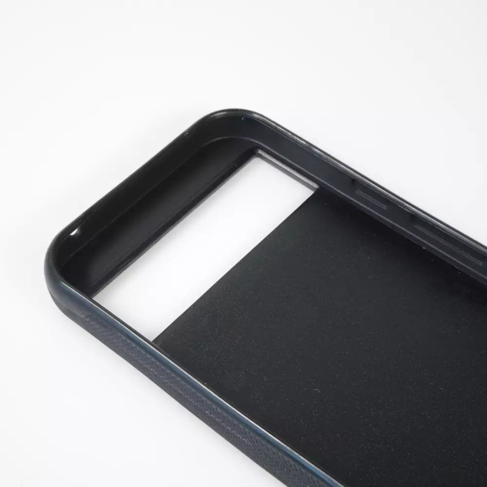 Google Pixel 8a Case Hülle - Silikon schwarz Winter 22 Ski Jump