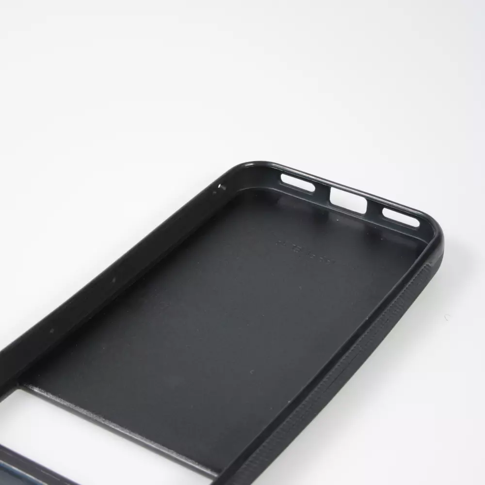Google Pixel 8a Case Hülle - Silikon schwarz Winter 22 Ski Jump