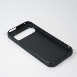 Google Pixel 9 / Pixel 9 Pro Case Hülle - Silikon schwarz Wavy Rectangle Orange Pink