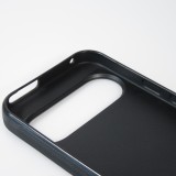 Google Pixel 9 / Pixel 9 Pro Case Hülle - Silikon schwarz Wavy Rectangle Orange Pink