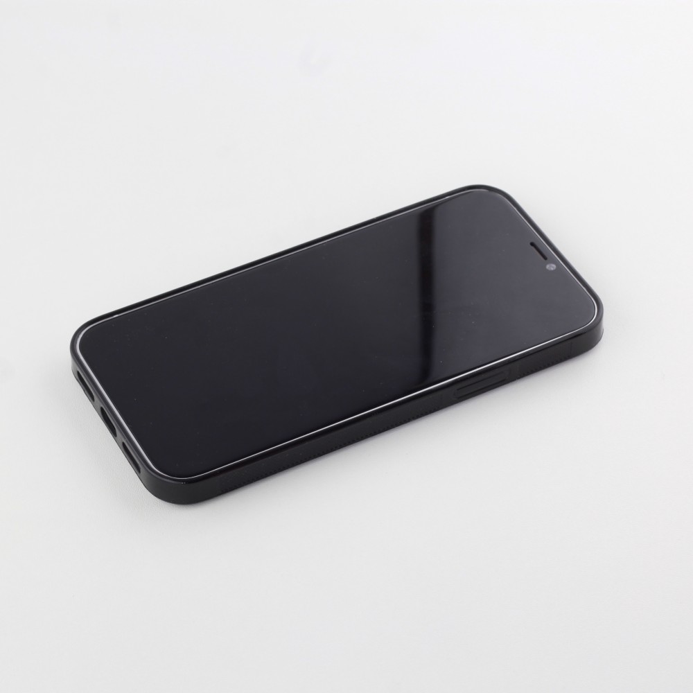 iPhone 12 / 12 Pro Case Hülle - Silikon schwarz F1 Track 2025 Italy