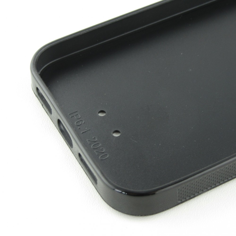 iPhone 12 / 12 Pro Case Hülle - Silikon schwarz F1 Track 2025 Italy