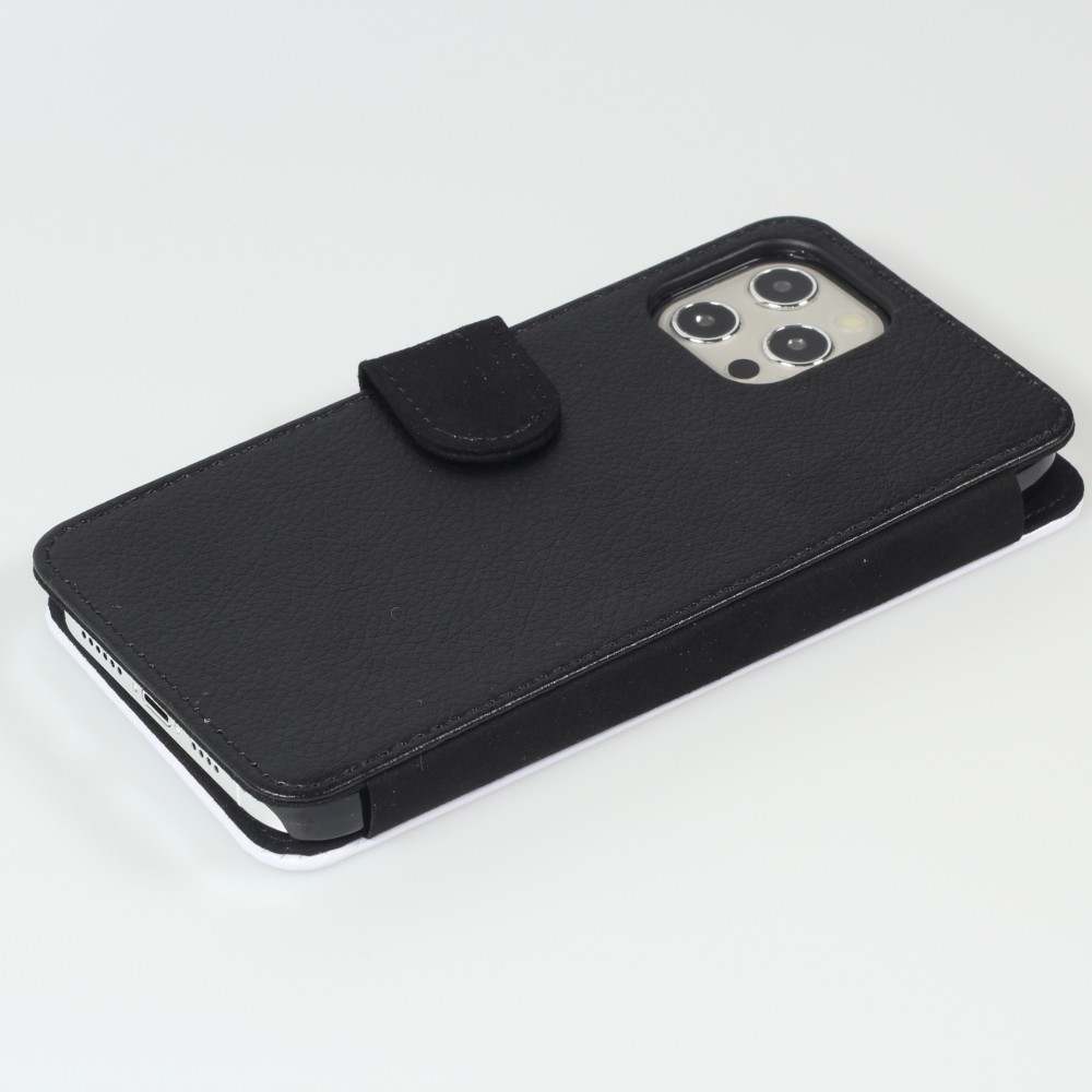 iPhone 12 Pro Max Case Hülle - Wallet schwarz F1 Track 2025 Singapore
