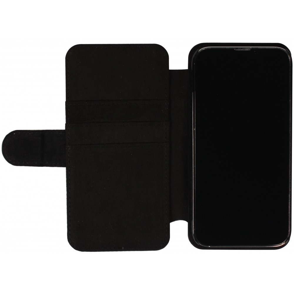 iPhone 12 Pro Max Case Hülle - Wallet schwarz F1 Track 2025 Singapore