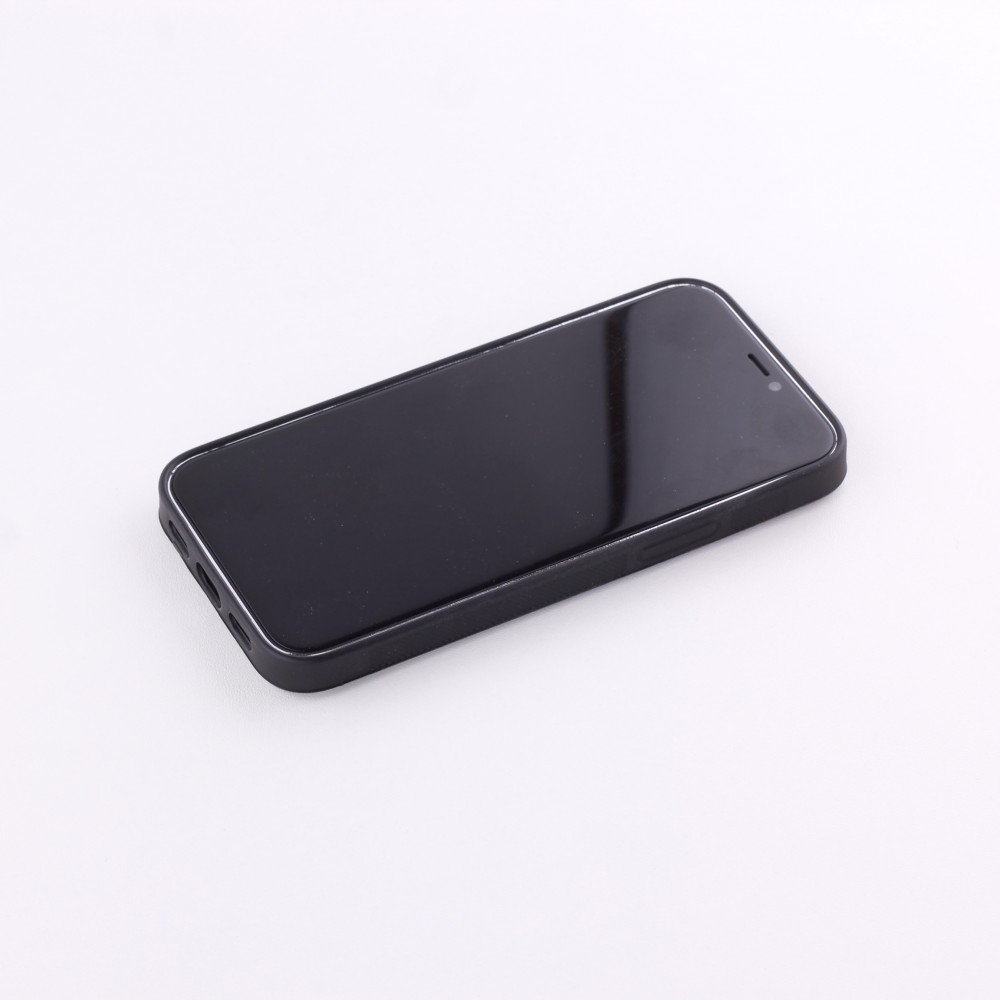 iPhone 12 mini Case Hülle - Silikon schwarz Valentin 2024 Flauschige Liebe