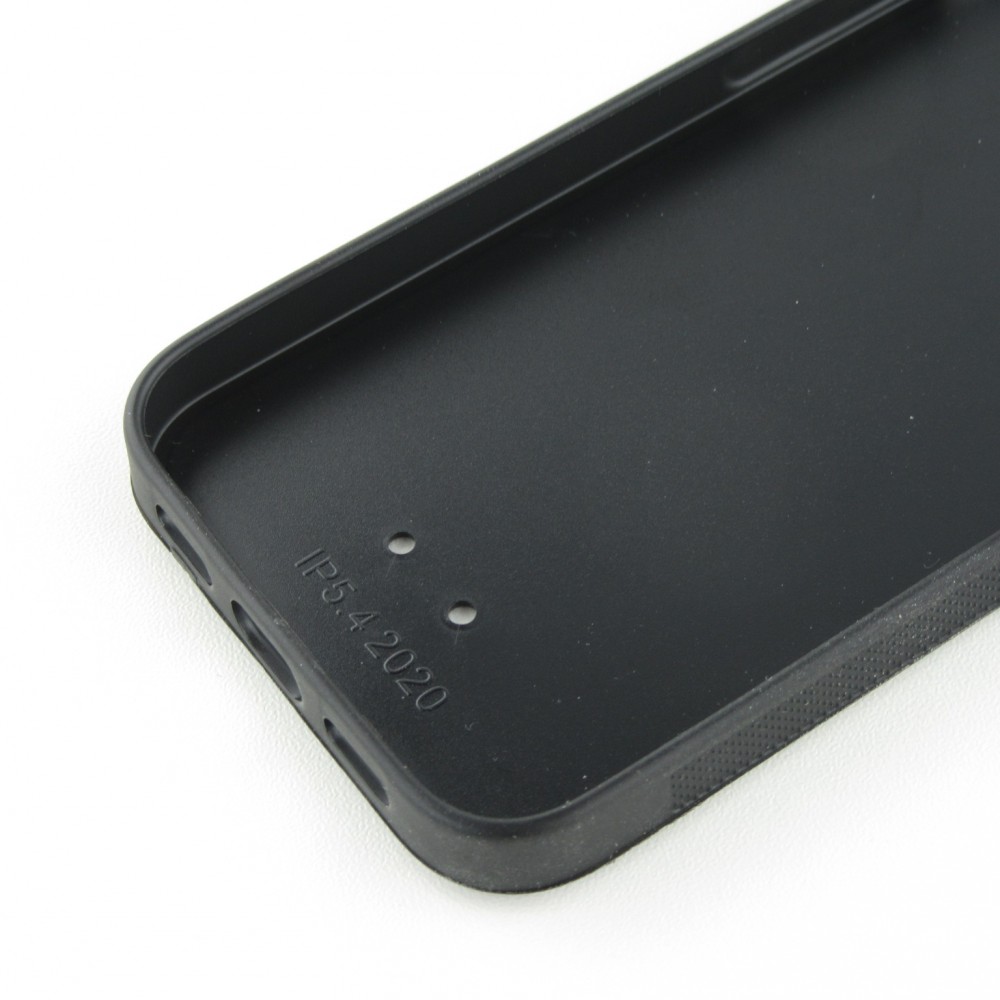 iPhone 12 mini Case Hülle - Silikon schwarz Valentin 2024 Flauschige Liebe