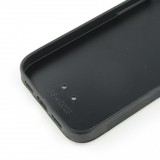 iPhone 12 mini Case Hülle - Silikon schwarz Valentin 2024 Flauschige Liebe