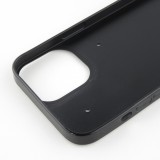 iPhone 12 mini Case Hülle - Silikon schwarz Valentin 2024 Flauschige Liebe