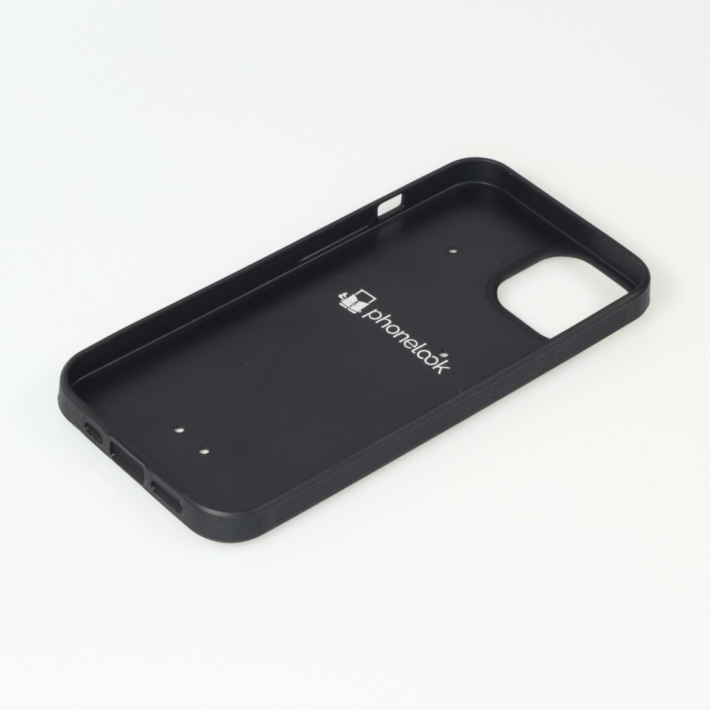 iPhone 13 Case Hülle - Silikon schwarz More amor porfavor