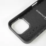 Coque iPhone 16 Pro - Silicone rigide noir Spring 25 Papillons Légers