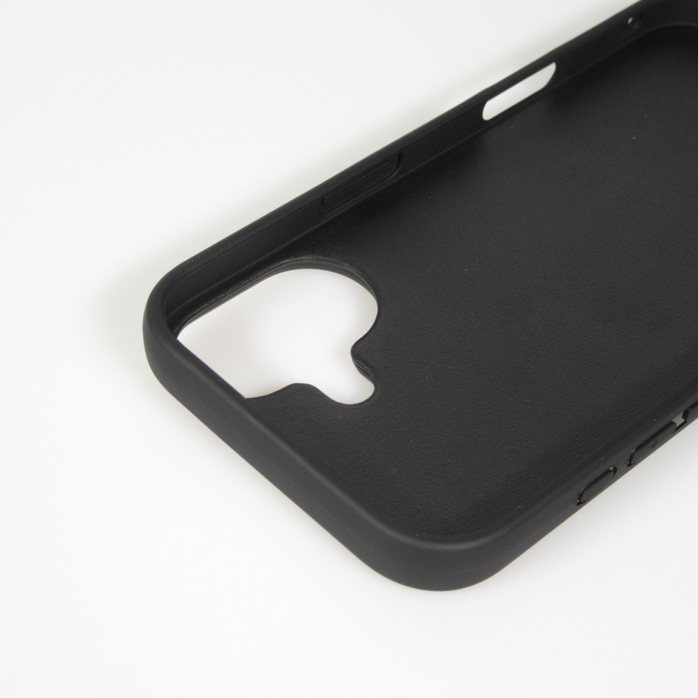 iPhone 17 Case Hülle - Silikon schwarz Halloween 2025 Trick treat