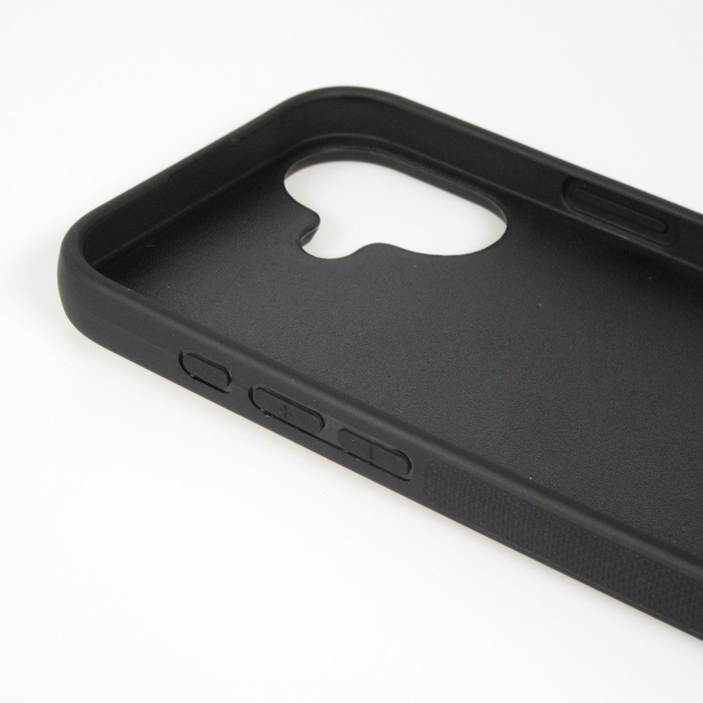 iPhone 17 Case Hülle - Silikon schwarz Halloween 2025 Trick treat