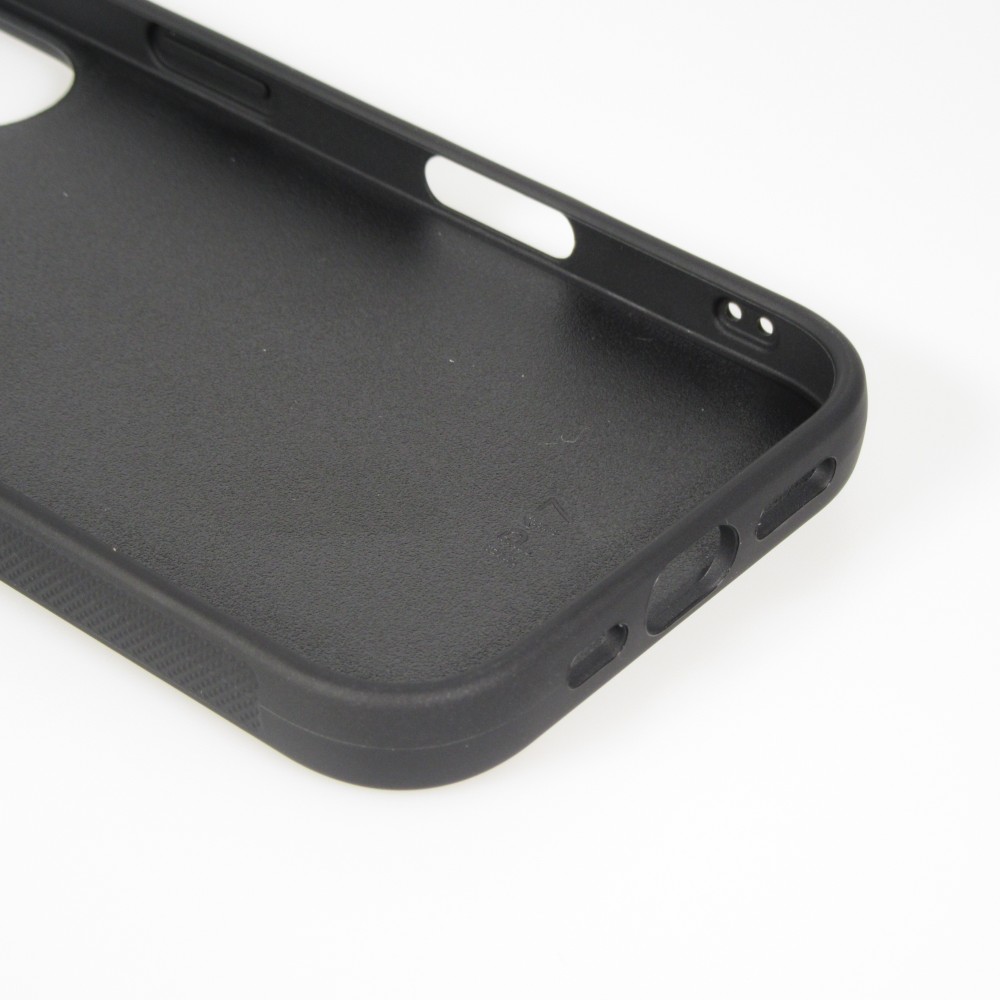 iPhone 17 Case Hülle - Silikon schwarz Halloween 2025 Trick treat