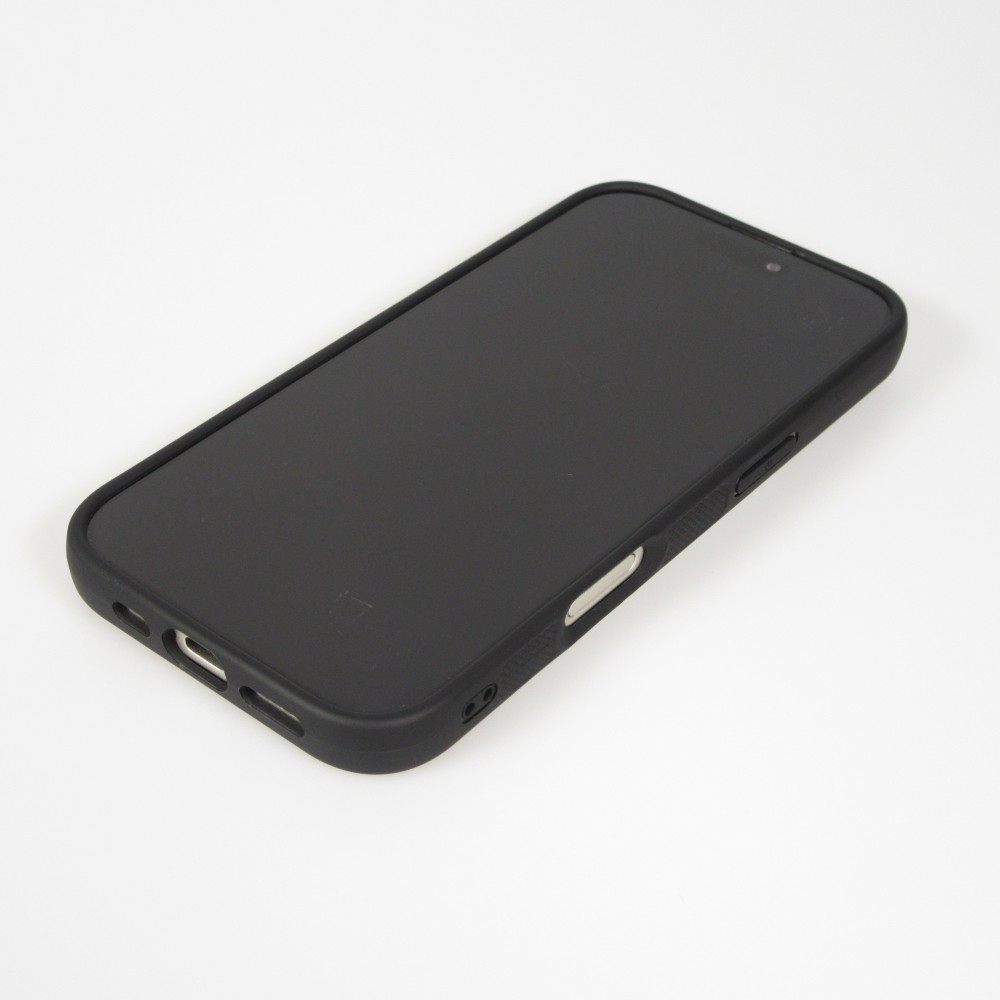 iPhone 17 Case Hülle - Silikon schwarz Halloween 2025 Trick treat