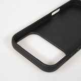 Coque iPhone 17 Pro - Silicone rigide noir Winter 22 Ski Jump
