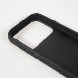 Coque iPhone 17 Pro - Silicone rigide noir Winter 22 Ski Jump
