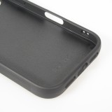 Coque iPhone 17 Pro - Silicone rigide noir Winter 22 Ski Jump