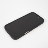 Coque iPhone 17 Pro - Silicone rigide noir Winter 22 Ski Jump