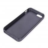 iPhone 5/5s / SE (2016) Case Hülle - Silikon schwarz Space Doodle